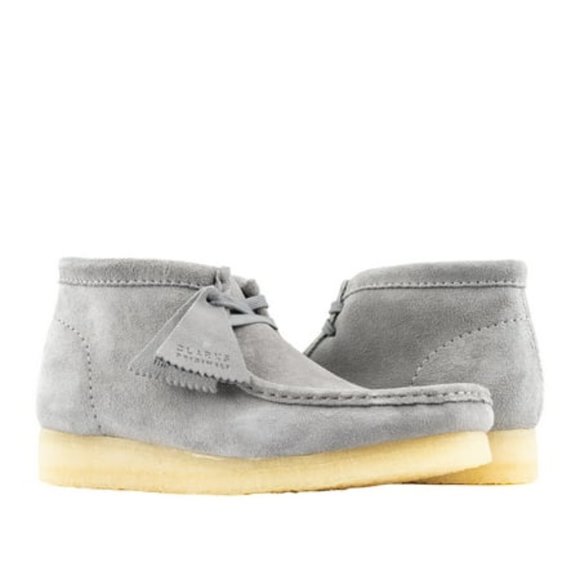 Clarks Wallabee Boot grey suede main image 4